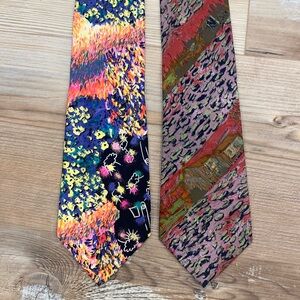 Brioni silk ties set of 2